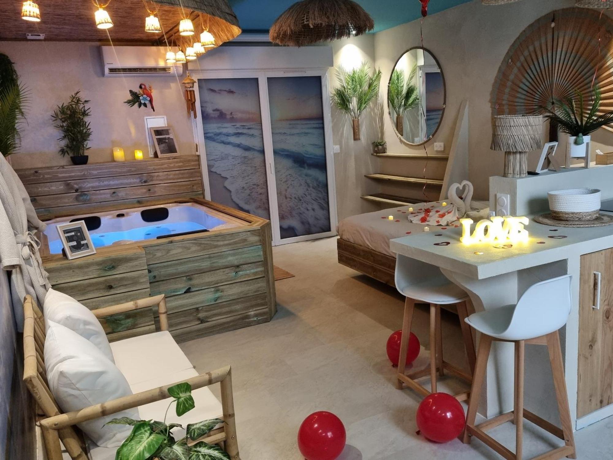 Les Spas De La Mer, Appart&Spa Aloha, 100M De La Plage, Plein Coeur Du Grau ル・グロー・デュ・ロワ エクステリア 写真